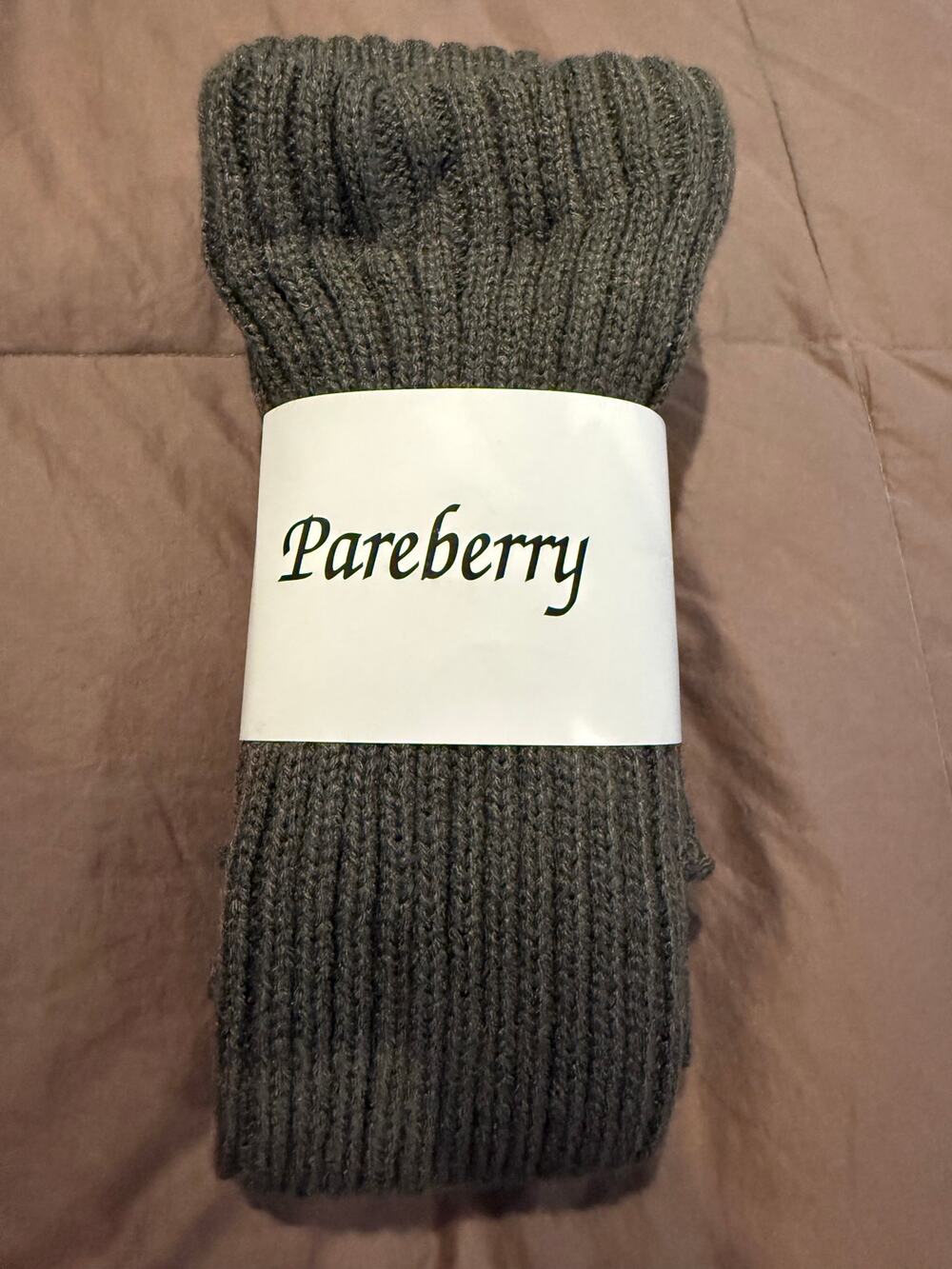 Pareberry Women Winter Over Knee High Footless Socks Knit Warm Long Leg Warmers